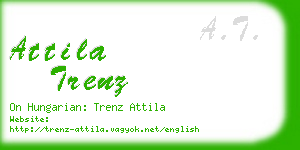 attila trenz business card